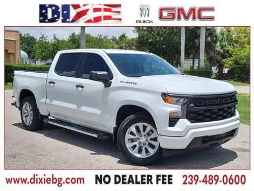 Summit White 2023 Chevrolet Silverado 1500 Custom