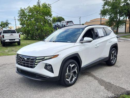 Serenity White Pearl 2023 Hyundai TUCSON Limited