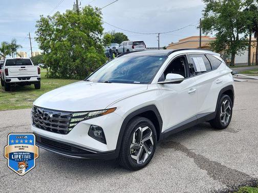 Serenity White Pearl 2023 Hyundai TUCSON Limited