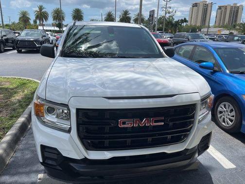 Summit White 2022 GMC Canyon Elevation Standard