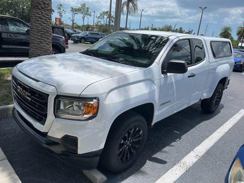 Summit White 2022 GMC Canyon Elevation Standard