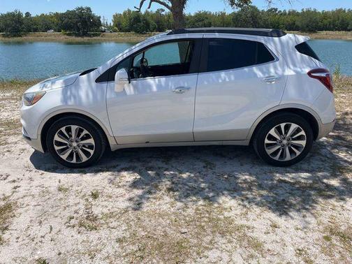 White Frost Tricoat 2018 Buick Encore Preferred