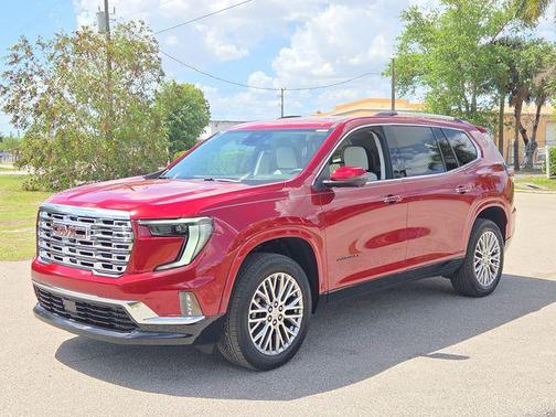 Volcanic Red Tintcoat 2026 GMC Acadia Denali