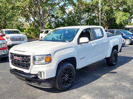 Summit White 2022 GMC Canyon Elevation