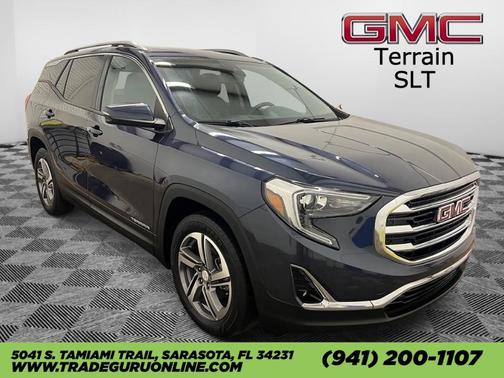 Blue Steel Metallic 2018 GMC Terrain SLT