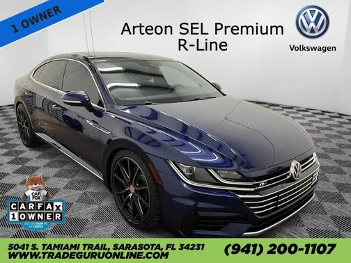Atlantic Blue 2019 Volkswagen Arteon 2.0T SEL Premium R-Line