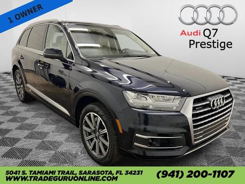 Ink Blue Metallic 2017 Audi Q7 3.0T Prestige