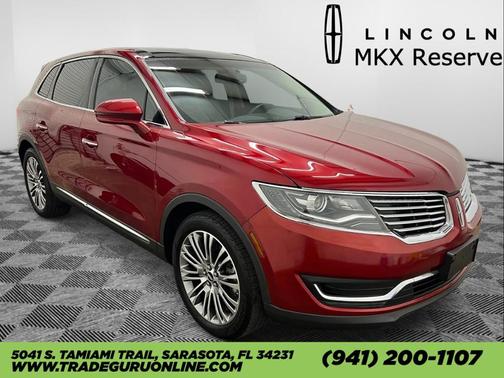 Ruby Red Metallic Tinted Clearcoat 2016 Lincoln MKX Reserve
