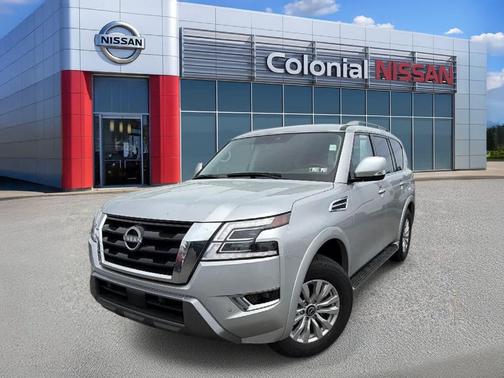 Brilliant Silver Metallic 2024 Nissan Armada SV 4WD