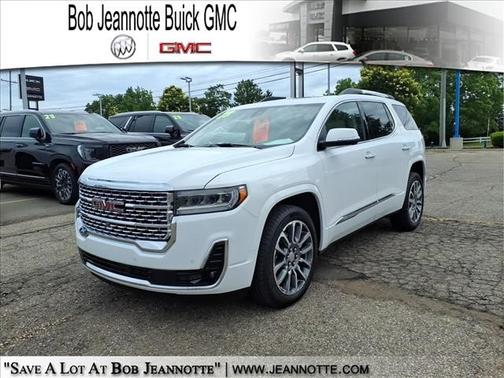 Summit White 2023 GMC Acadia Denali