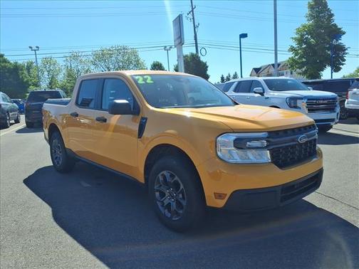 Orange Metallic 2022 Ford Maverick XLT