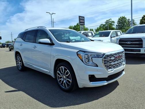 White Frost Tricoat 2023 GMC Terrain Denali
