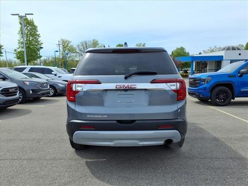 Satin Steel Metallic 2021 GMC Acadia SLE