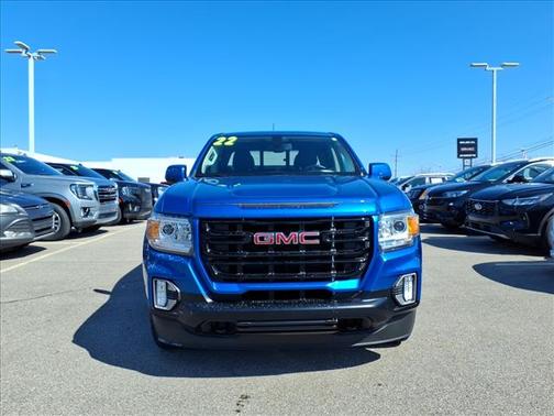 Dynamic Blue Metallic 2022 GMC Canyon Elevation