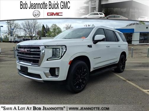 Summit White 2022 GMC Yukon SLT