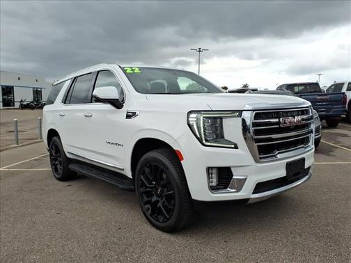 Summit White 2022 GMC Yukon SLT