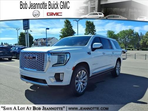 White Frost Tricoat 2023 GMC Yukon XL Denali