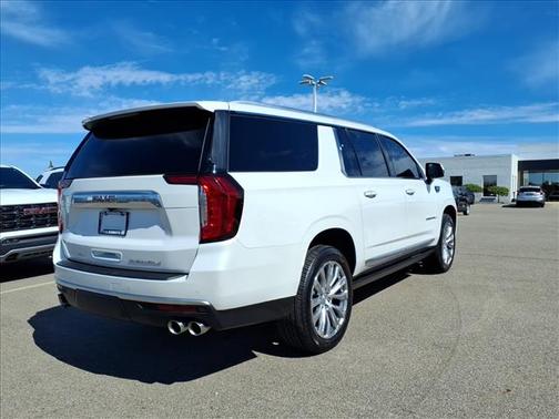 White Frost Tricoat 2023 GMC Yukon XL Denali