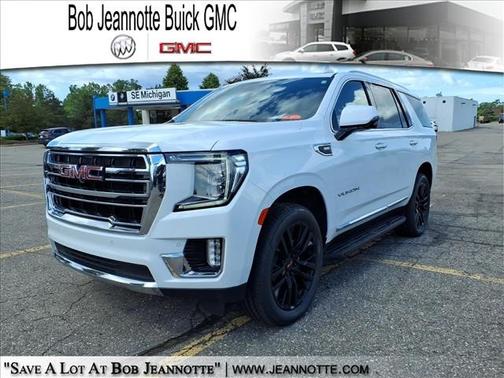 Summit White 2023 GMC Yukon SLT