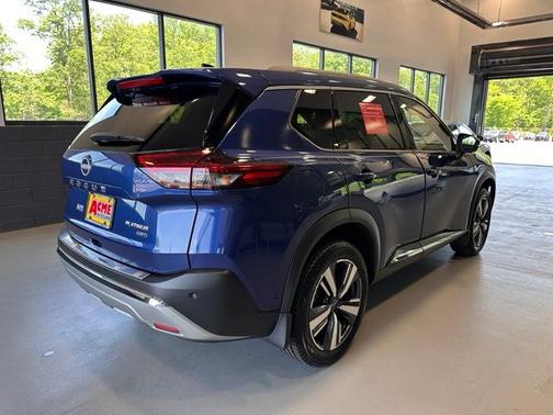 Caspian Blue Metallic 2023 Nissan Rogue Platinum