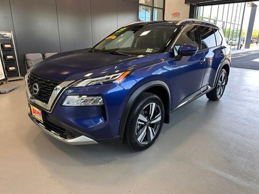 Caspian Blue Metallic 2023 Nissan Rogue Platinum