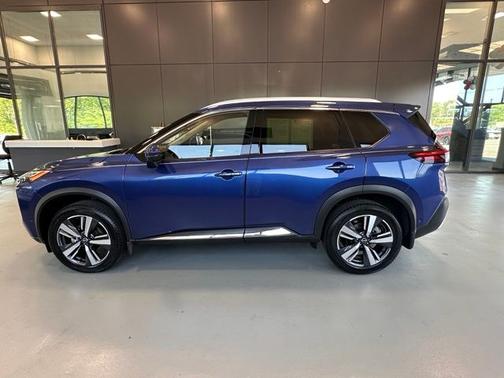 Caspian Blue Metallic 2023 Nissan Rogue Platinum