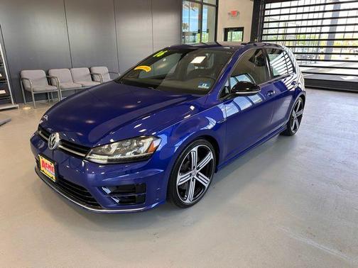 Blue 2016 Volkswagen Golf R 4-Door
