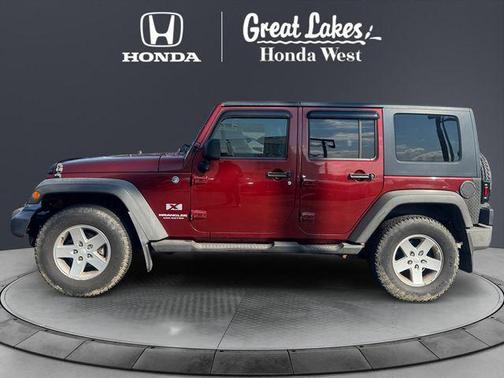 Red Rock Crystal Pearlcoat 2008 Jeep Wrangler Unlimited X