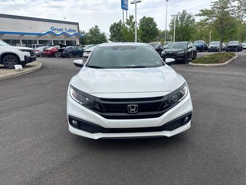 Platinum White Pearl 2020 Honda Civic Sport