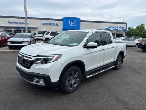 Platinum White Pearl 2020 Honda Ridgeline RTL-E