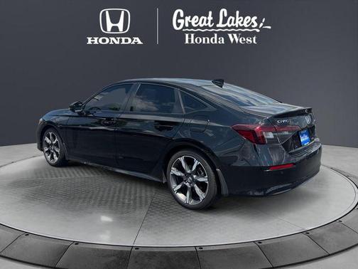 Crystal Black Pearl 2025 Honda Civic Hybrid Sport