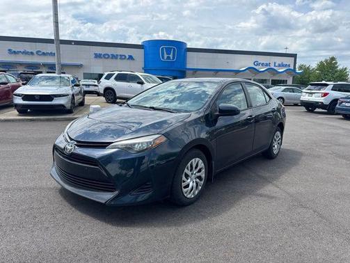 Galactic Aqua Mica 2018 Toyota Corolla LE