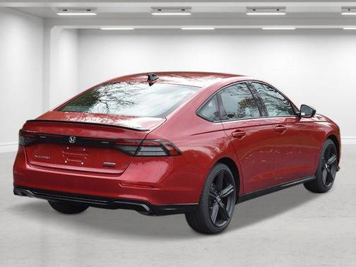 Radiant Red Metallic 2026 Honda Accord Hybrid Sport-L