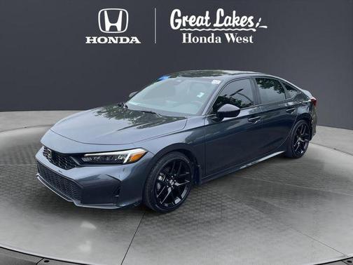 Meteorite Gray Metallic 2025 Honda Civic Sport