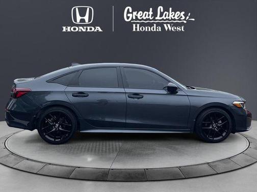 Meteorite Gray Metallic 2025 Honda Civic Sport
