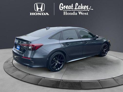 Meteorite Gray Metallic 2025 Honda Civic Sport