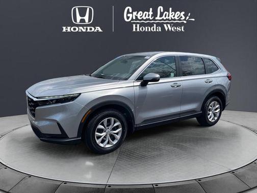 Solar Silver Metallic 2025 Honda CR-V LX AWD