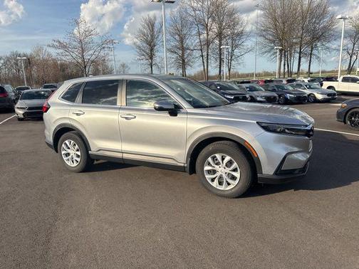 Solar Silver Metallic 2025 Honda CR-V LX AWD
