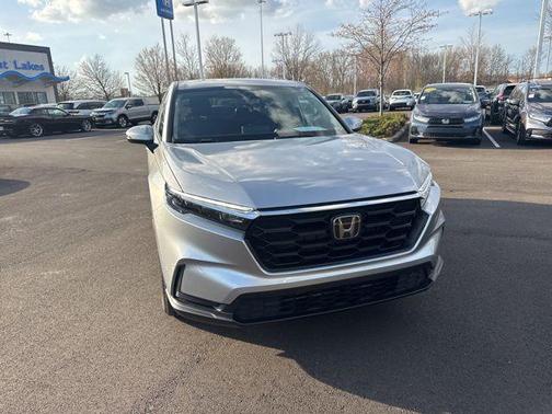 Solar Silver Metallic 2025 Honda CR-V LX AWD