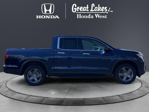 Obsidian Blue Pearl 2022 Honda Ridgeline RTL-E