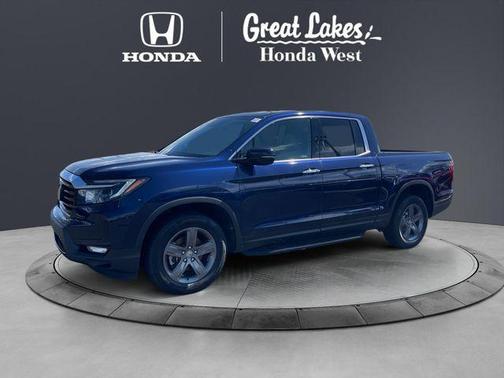 Obsidian Blue Pearl 2022 Honda Ridgeline RTL-E
