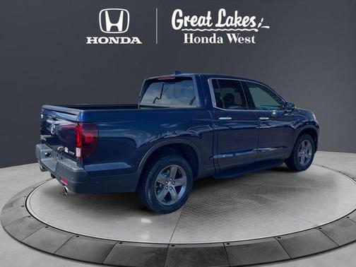Obsidian Blue Pearl 2022 Honda Ridgeline RTL-E