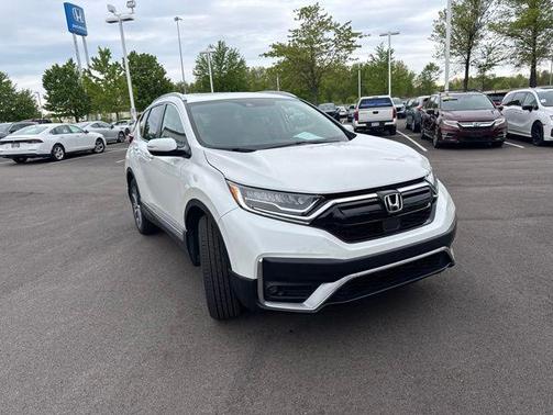 Platinum White Pearl 2021 Honda CR-V AWD Touring