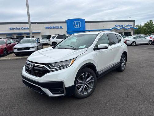 Platinum White Pearl 2021 Honda CR-V AWD Touring