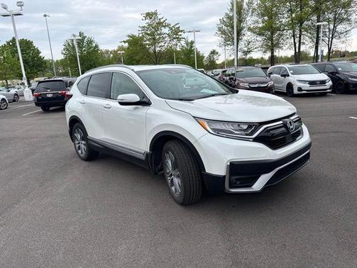 Platinum White Pearl 2021 Honda CR-V AWD Touring