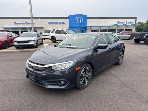 Modern Steel Metallic 2018 Honda Civic EX-L