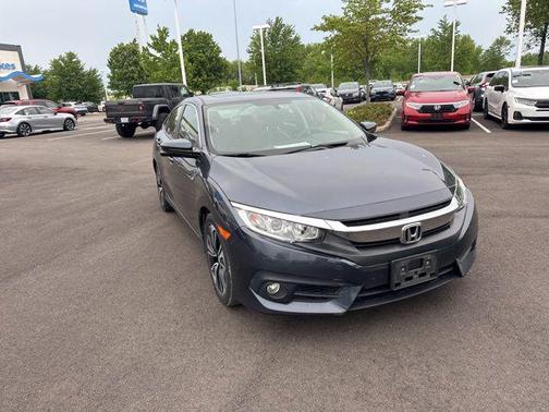 Modern Steel Metallic 2018 Honda Civic EX-L