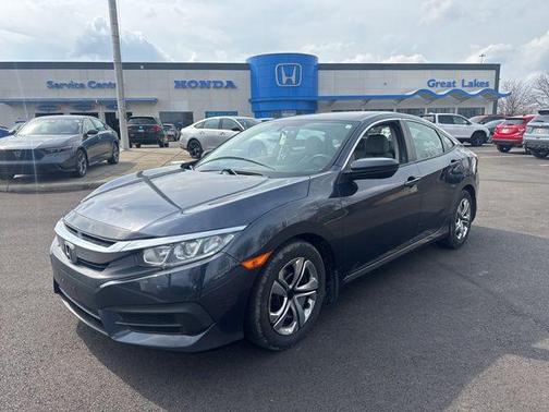 Cosmic Blue Metallic 2016 Honda Civic LX