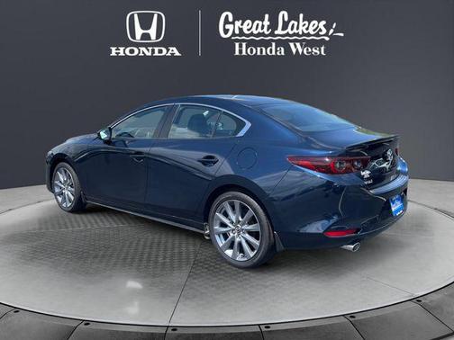 Deep Crystal Blue Mica 2025 Mazda Mazda3 FWD w/Preferred Package