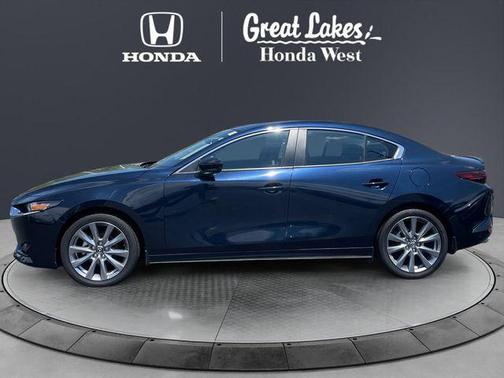 Deep Crystal Blue Mica 2025 Mazda Mazda3 FWD w/Preferred Package